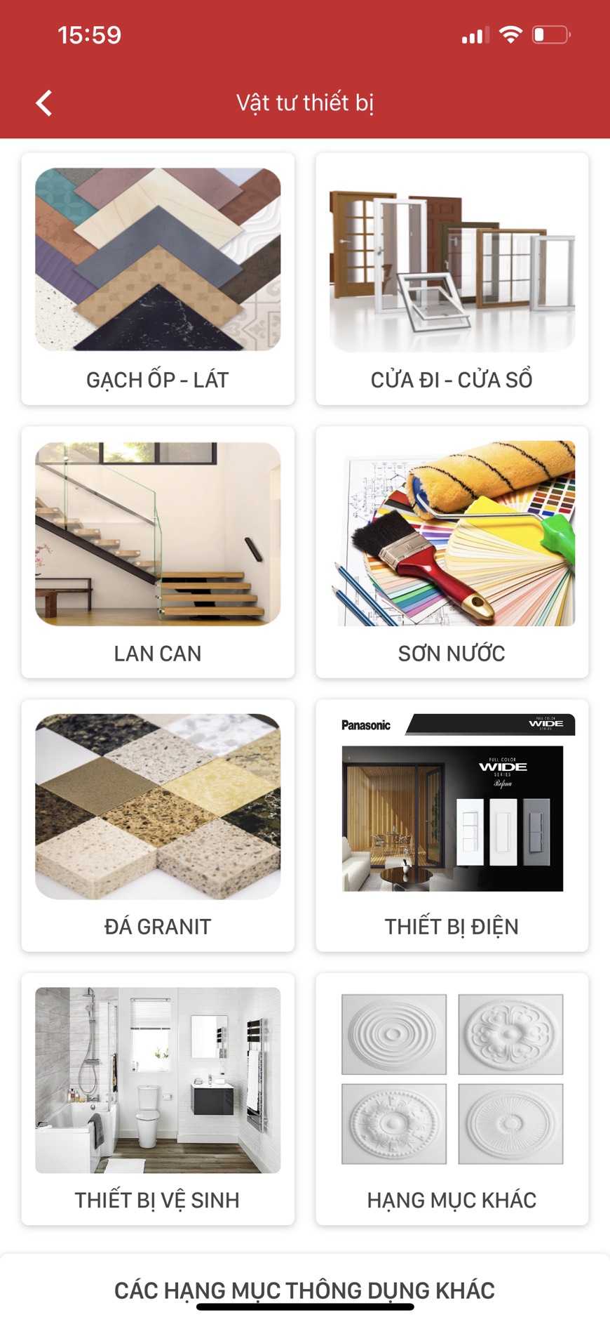 App xây dựng